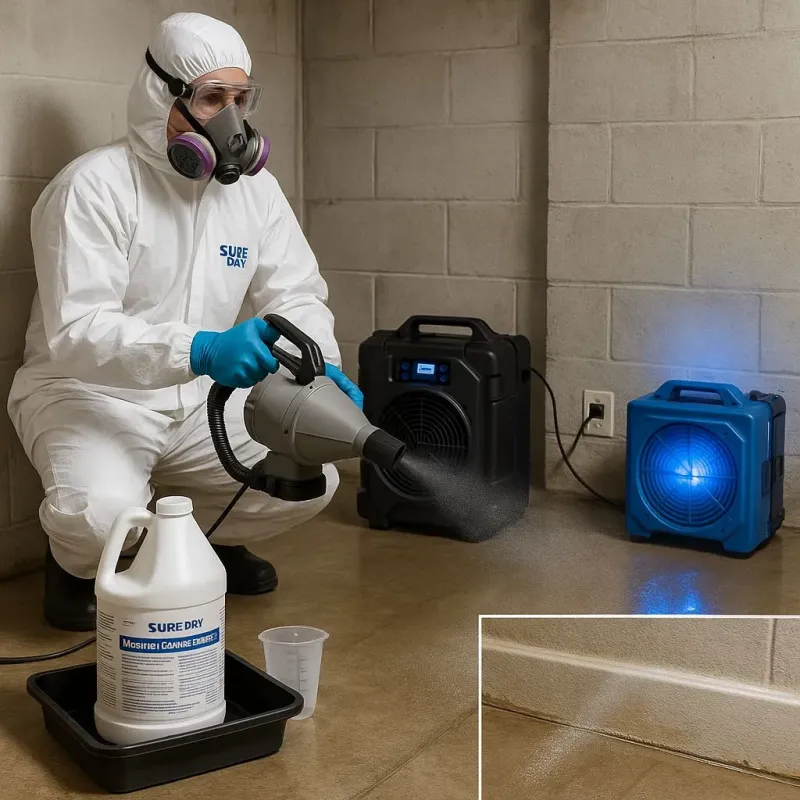 Sanitization and Odor Removal process in West Babylon, NY