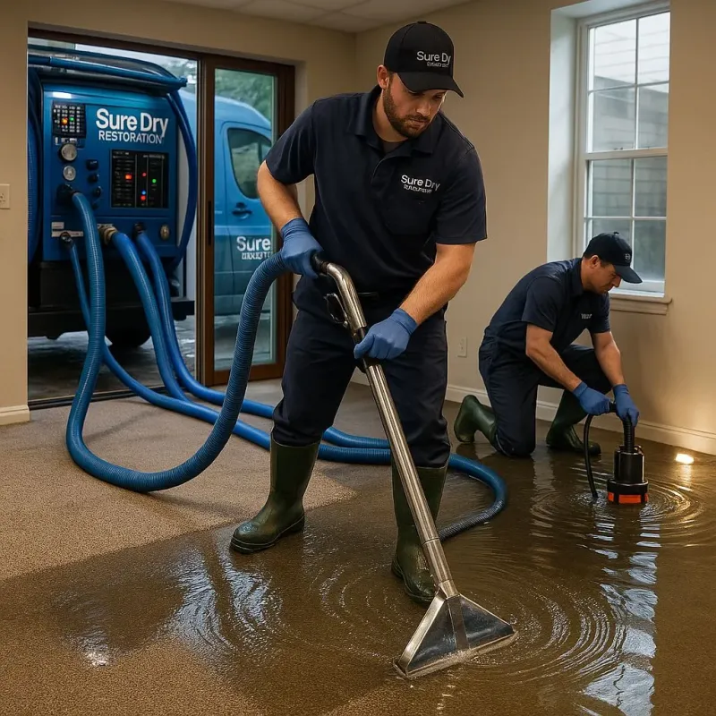 Water Extraction and Removal process in West Babylon, NY